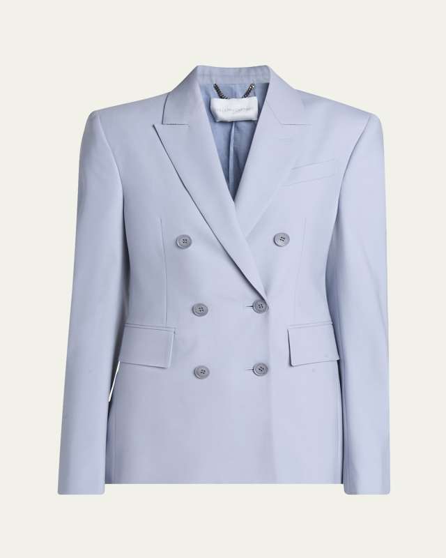 Double-Breasted Wool Blazer